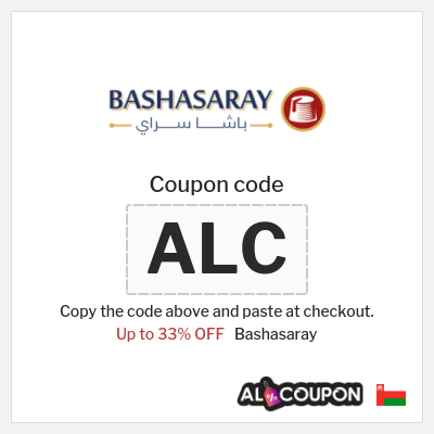 Coupon for Bashasaray (ALC) Up to 33% OFF