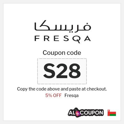Coupon for Fresqa (S28) 5% OFF